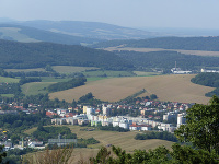 Pohľad na Brezovú z Mohyly Milana Rastislava Štefánika na Bradle