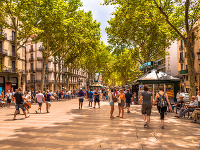 La Rambla, Barcelona, Španielsko