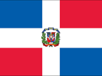 Zástava Dominikánskej republiky