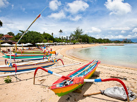 Pláž Kuta, Lombok, Indonézia