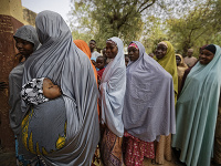 Obyvateľky dediny Tumfafi pri Kano na severe Nigérie