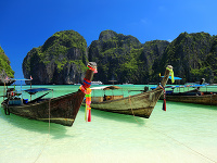 Thajská pláž Krabi na Thajská pláž Krabi na