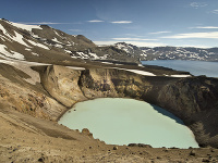 Vulkán Askja a Vulkán Askja a