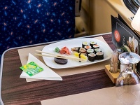 Sushi, hovädzie teriyaki s Sushi, hovädzie teriyaki s