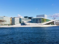 Budova opery, Oslo, Nórsko