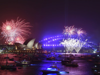 Silvestrovský ohňostroj v Sydney Silvestrovský ohňostroj v Sydney