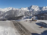 Letisko v Courcheveli