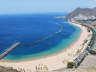Pláž Las Teresitas, Tenerife,