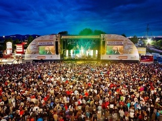 open-air festival Donauinselfest, Viedeň,