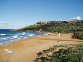 Pláž Ramla, Malta