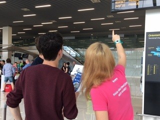 Cestujúcim na letisku BTS