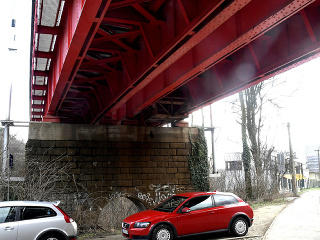 Červený most v Bratislave
