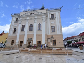 Nová fontána v Kežmarku