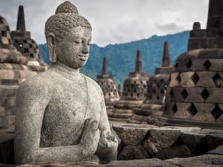 Hinduistický komplex Prambanan tvorí