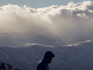Snehová búrka v Patagónii
