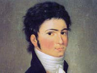 Beethoven na portréte C. T. Riedela z roku 1801