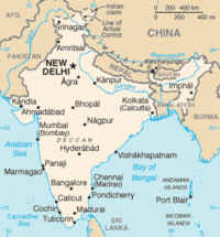 India - mapa