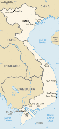 Vietnam - mapa
