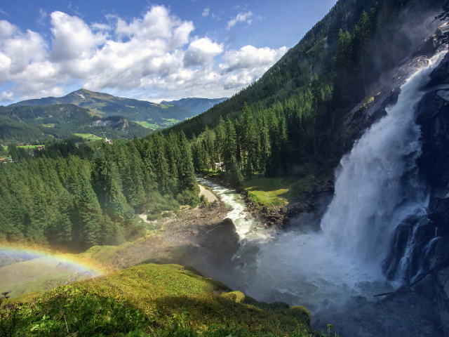 Kimmlerský vodopád, Rakúsko