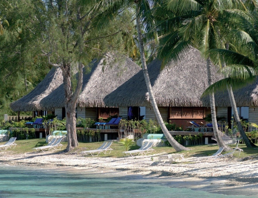 Rangiroa atol bungalov