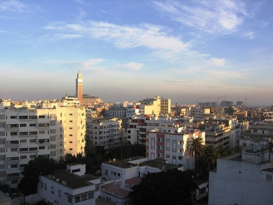 Pohľad na mesto Casablanca