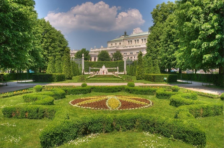 Volksgarten park, Viedeň, Rakúsko