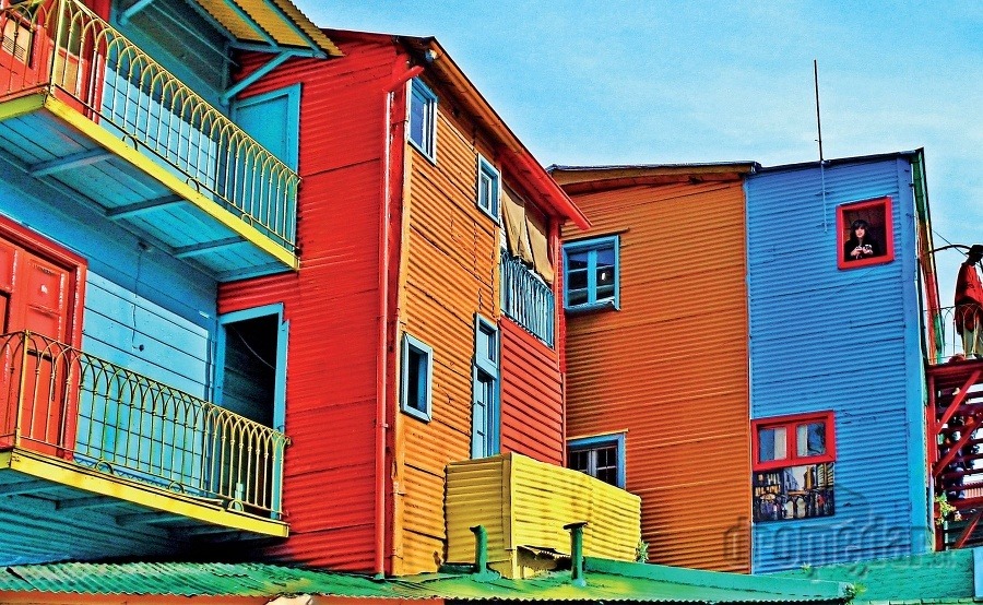 Farebné domčeky v Buenos
