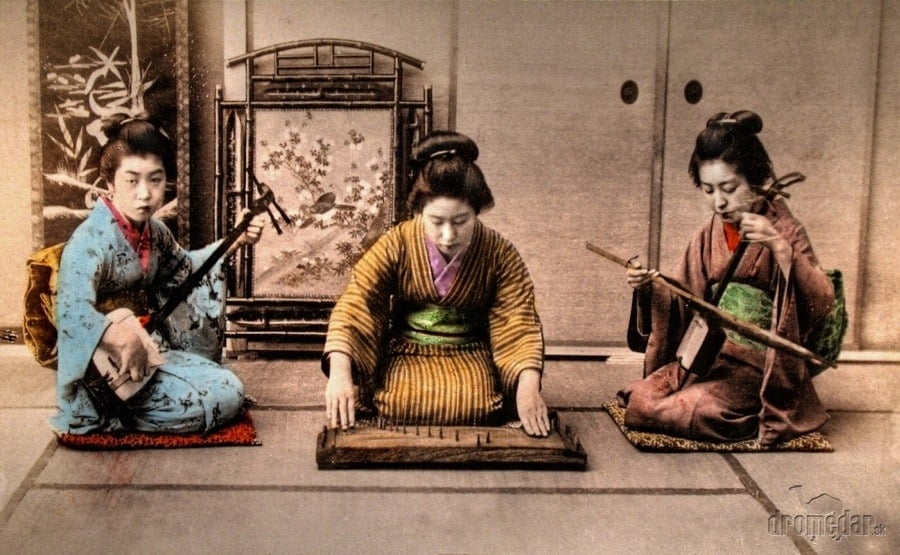 Japonské gejše sú umelkyne