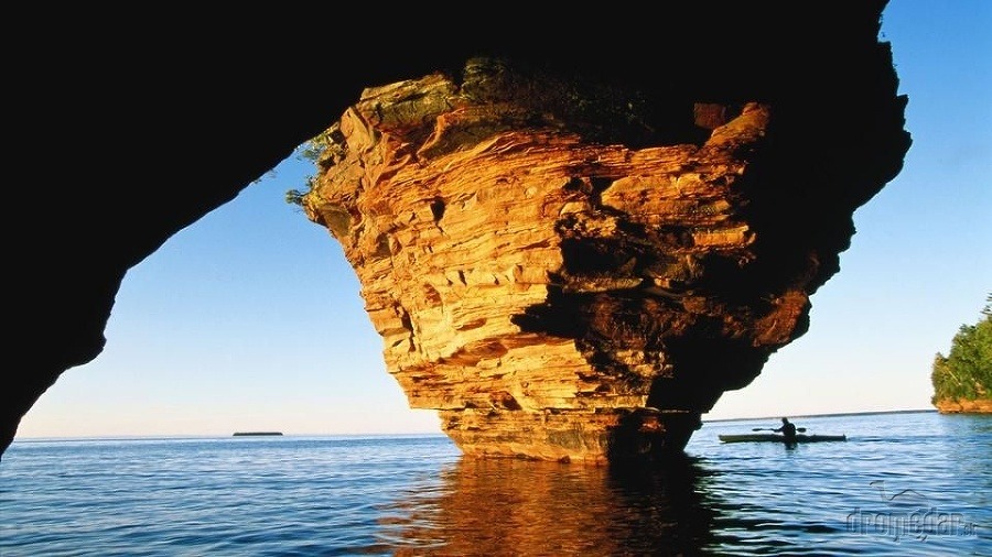 Morské jaskyne, USA