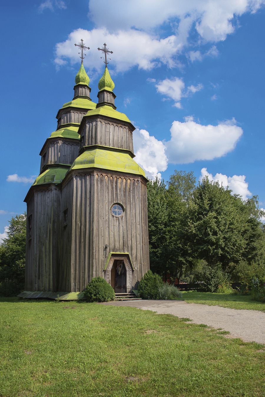 Drevený pravoslávny kostol ,Ukrajina