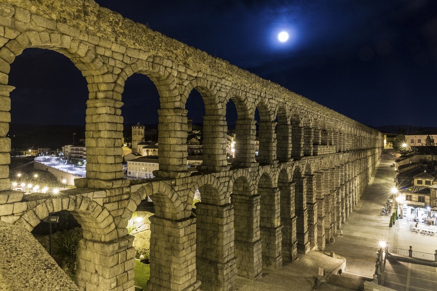 Akvadukt, Segovia, Španielsko