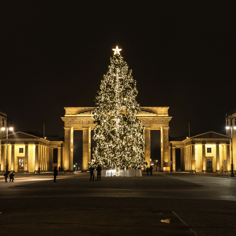 Vianočný stromček pri Brandenburskej