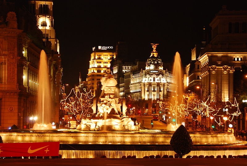 Vianoce v uliciach Madridu,