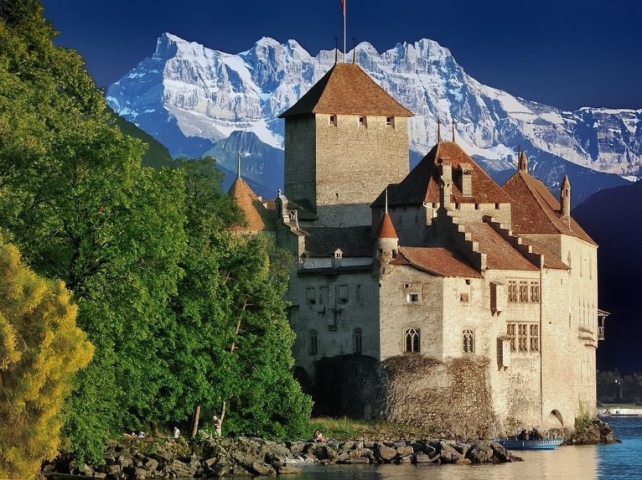 Chateau de Chillon, Švajčiarsko