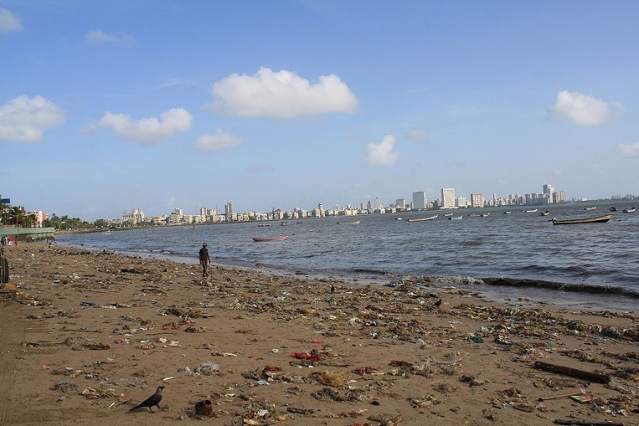 Pláž Chowpatty, Bombaj, India