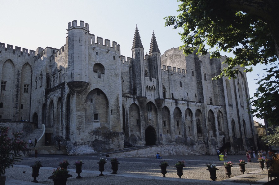 Hrad v Avignon, Francúzsko