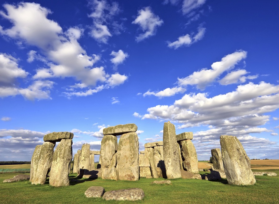 3. Stonehenge v anglickom grófstve Wiltshire