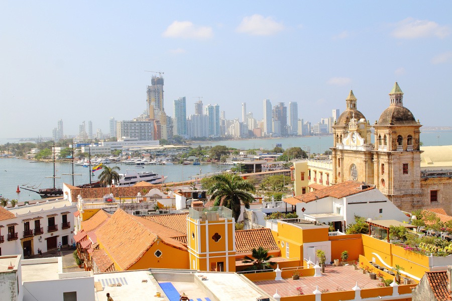 Mesto Cartagena v KOlumbii
