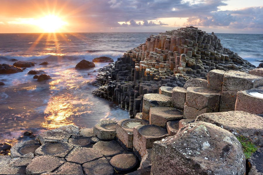 9. Oblasť Giant's Causeway v Severnom Írsku