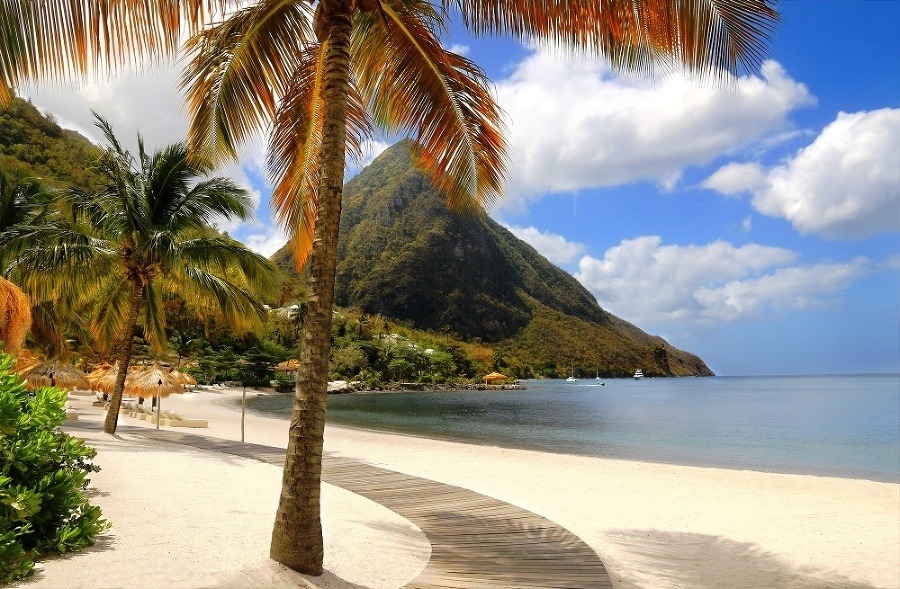 Očarujúci ostrov Svätá Lucia je rodiskom hneď dvoch laureátov Nobelovej ceny. Zdroj: Bigstockphoto.com