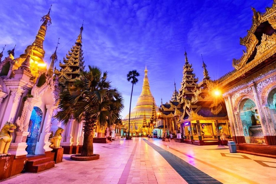 Z niekoľkých miest je na pagodu absolútne úžasný výhľad.  Zdroj: bigstock.com