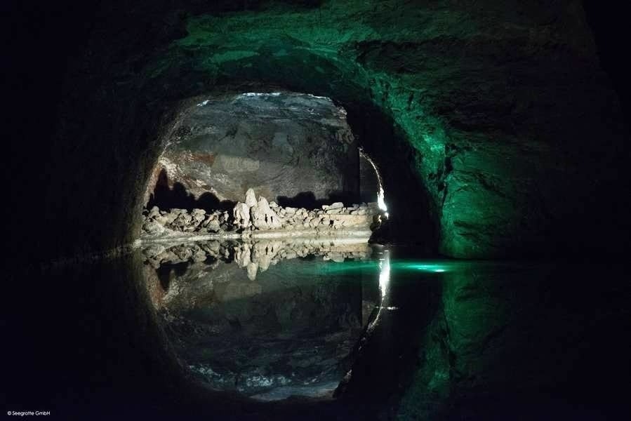 Jaskyňa Seegrotte,rakúsko