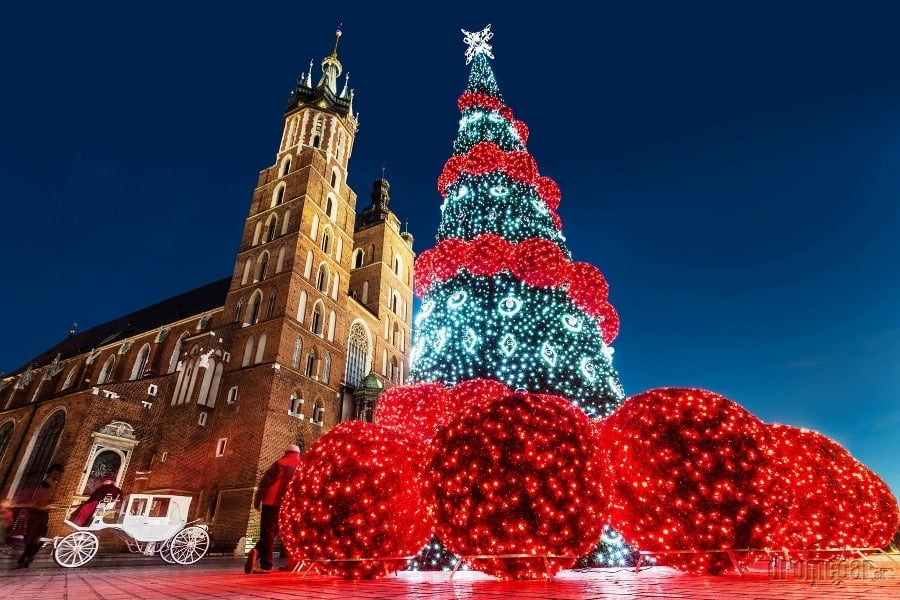 Vianočný Krakov, Poľsko