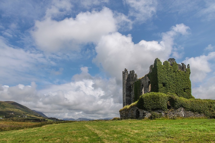 Hrad Ballycarbery v Írsku
