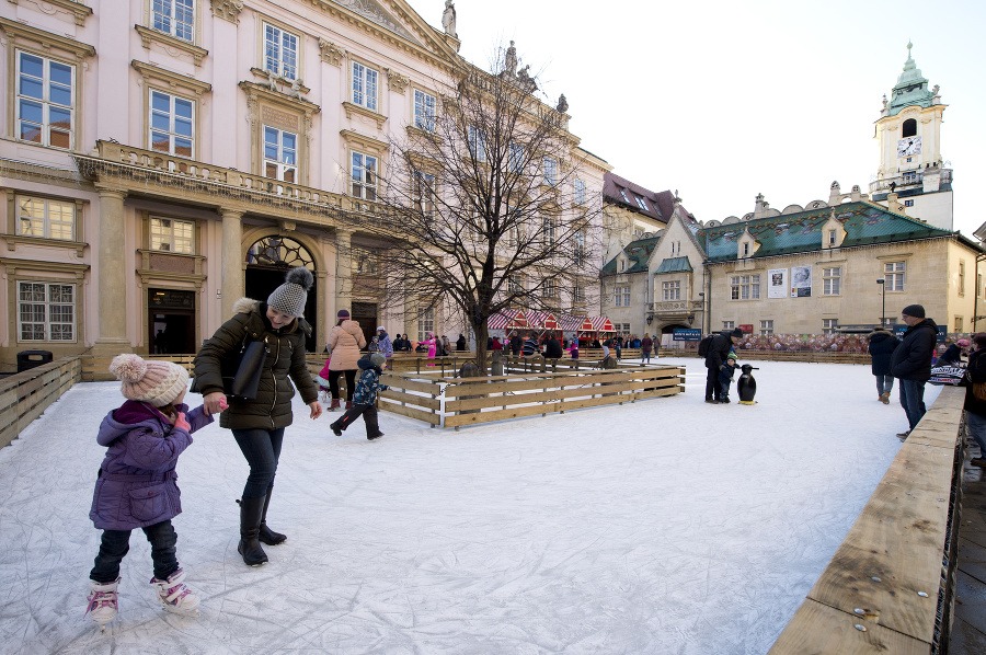 Zima v Bratislave: Zamrznutý