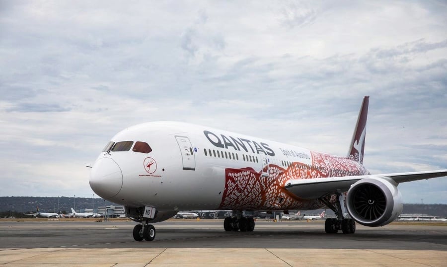 Spoločnosť Qantas uskutočnila prvý