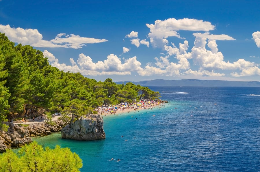 Pláž Punta Rata, Chorvátsko
