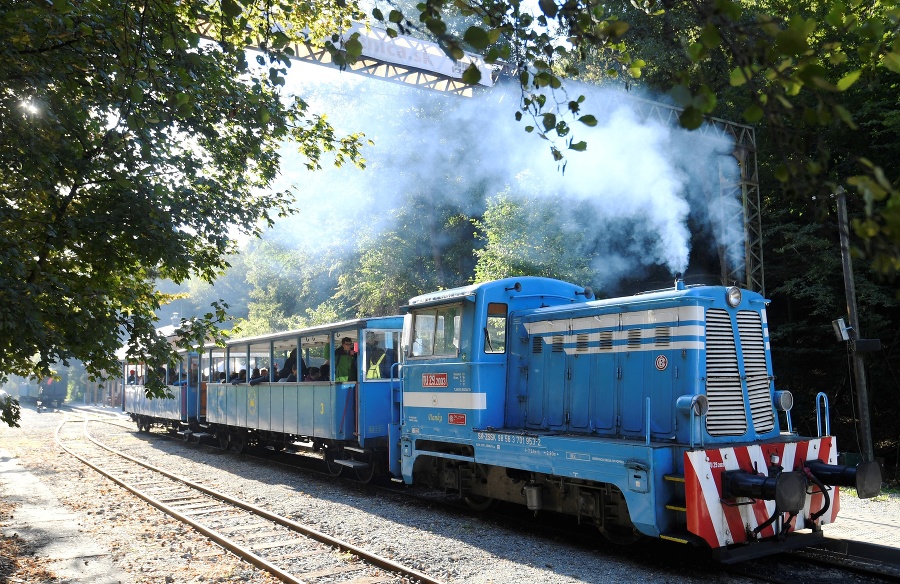 Detská železnica v Čermeli. © TASR – František Iván