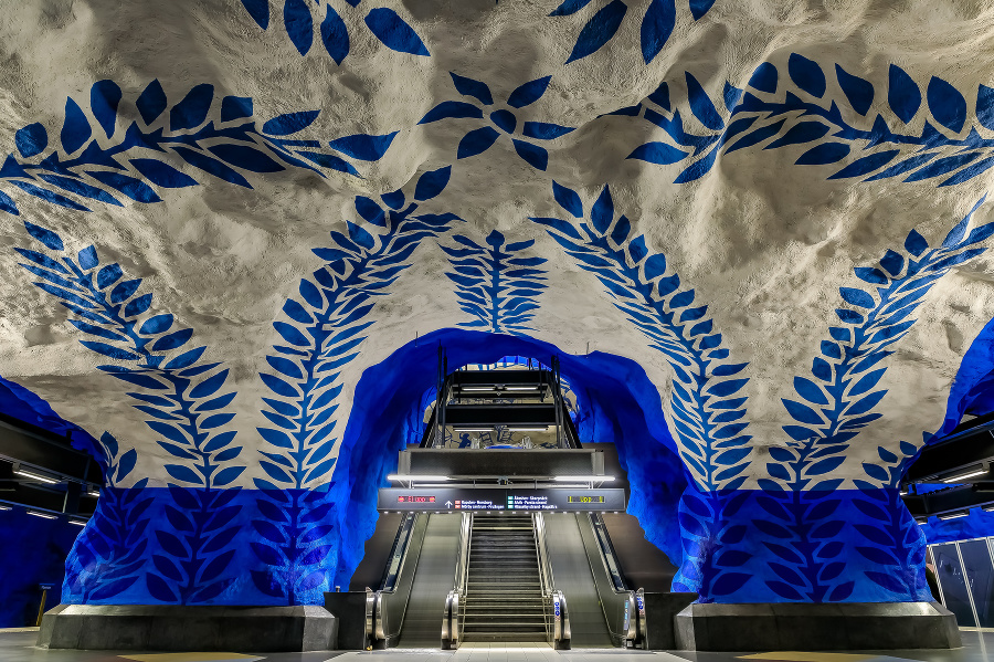 Stanica T-Centralen, Štokholm, Švédsko