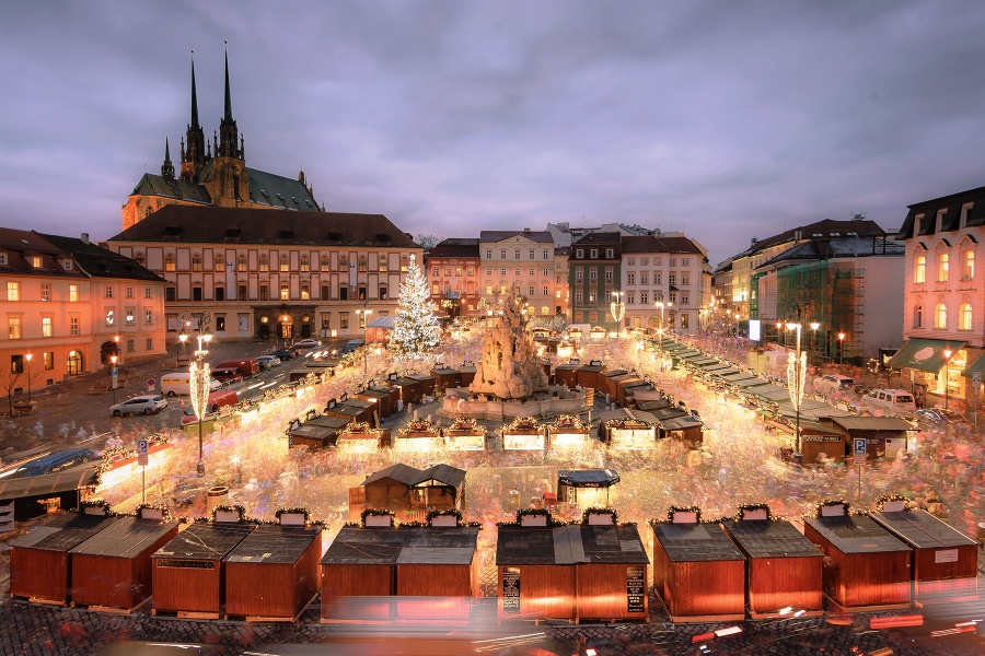 Vianočný Zelný trh, Brno,